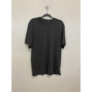 Lululemon Men Sz XL Gray All Terrain Athletic Reflective Run Short Sleeve Shirt